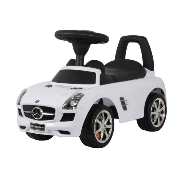 Ecotoys Masinuta Mercedes Benz SLS AMG Alb, cu Sunete - imagine 5