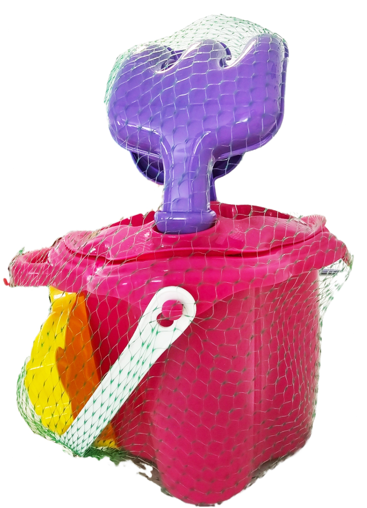 Set 6 jucarii nisip Pluto Pink Burak