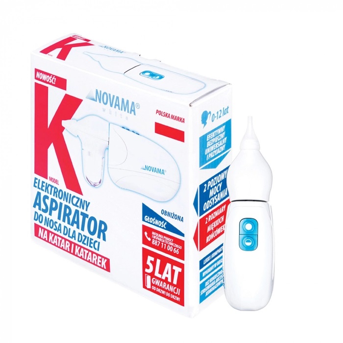 Aspirator Nazal Electric Novama White K 0-12 Ani - imagine 4