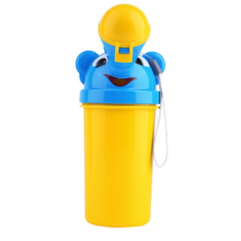 Pisoar Little Mom Trainer Portabil, Galben - imagine 7
