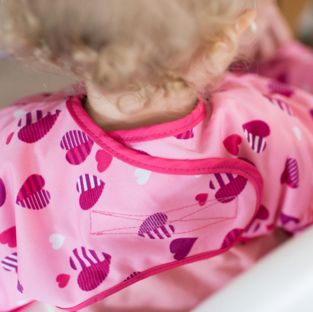 Bavetă cu mâneci Tidy Tot Inimioare, 88 RON - imagine 4
