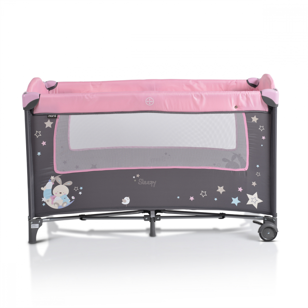Patut Moni 2in1 Sleepy Travel Compact Pink - imagine 5