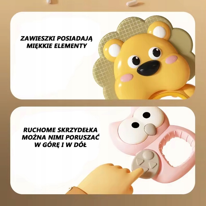 Carusel Matadi cu proiector și telecomandă Pinguin - imagine 6