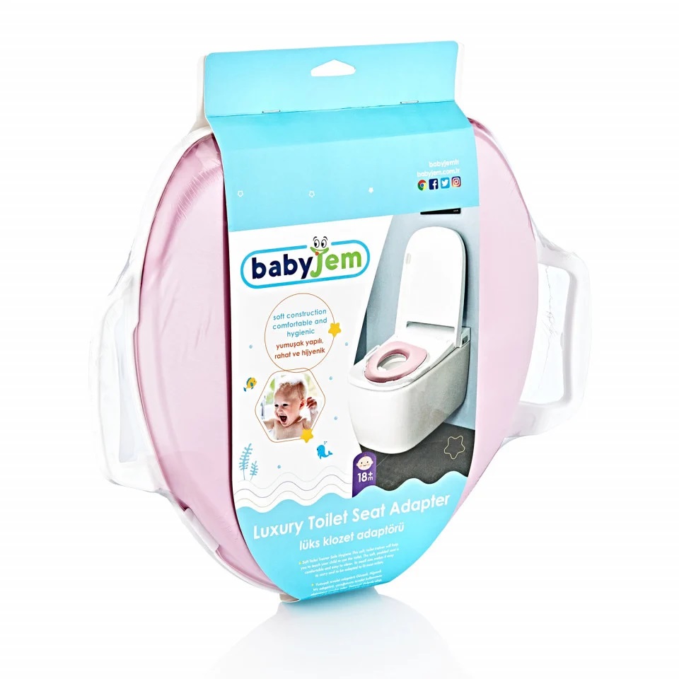 Reductor BabyJem Lux Pink - Comfort și Independență