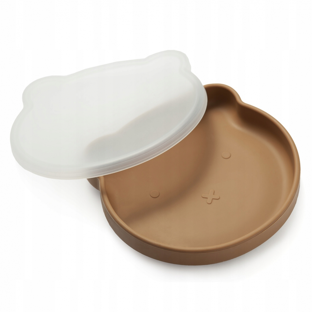 Farfurie Kidnort Brun 400ml cu capac antiderapant - imagine 6