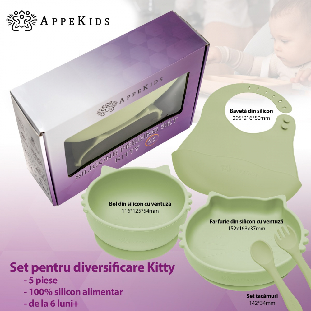 Set Diversificare AppeKids 5 piese Silicon - imagine 2