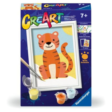 Ravensburger CreArt Tigru - Pictura pe numere Kids