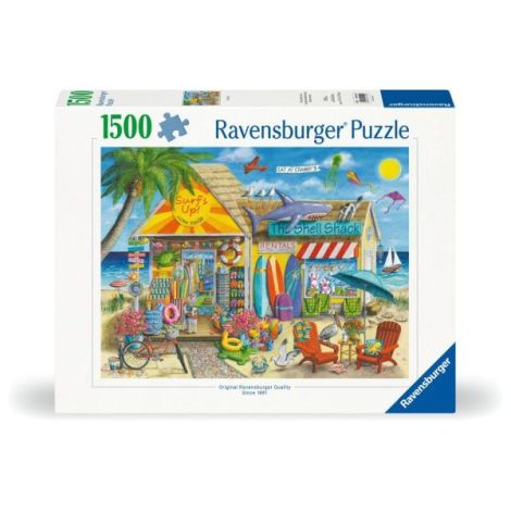 Puzzle Ravensburger Plajă 1500 piese Relaxare