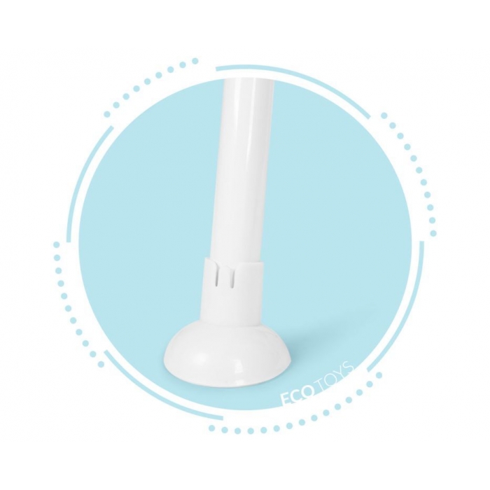 Scaun de masă 3 în 1 Ecotoys HA-009 Gri, Modular - imagine 3