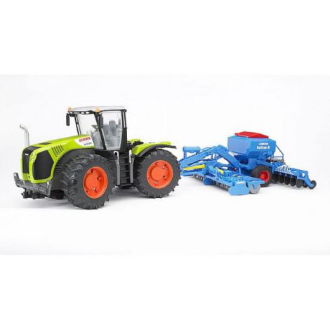 BRUDER Tractor Claas Xerion 5000 - Direcție 4×4 - imagine 9