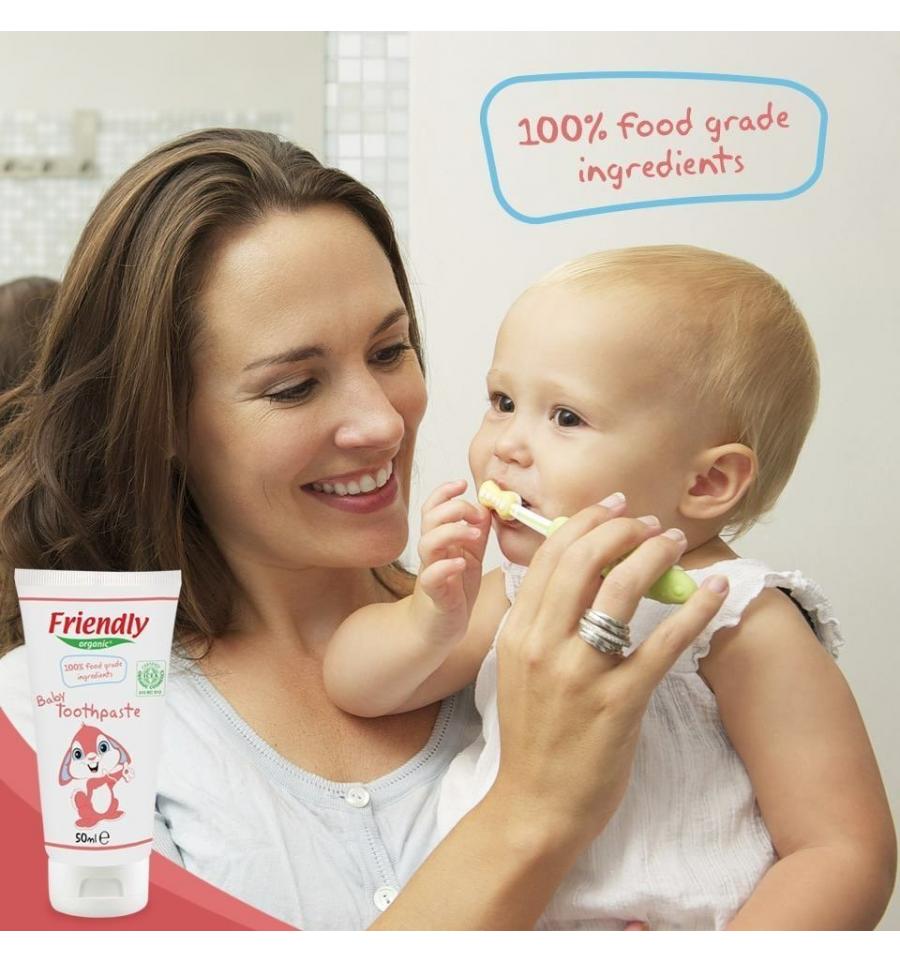 Friendly Organic Pasta Zmeură Anti-Carie Copii