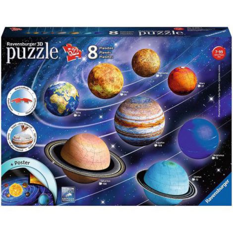 Ravensburger Puzzle 3D Sistemul Solar