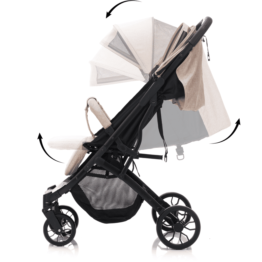 Carucior Sport Fillikid Elite Styler Sand Melange - imagine 2