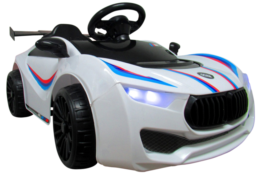 Mașinuță Electrică Cabrio B5 Alb | Autokids - imagine 3