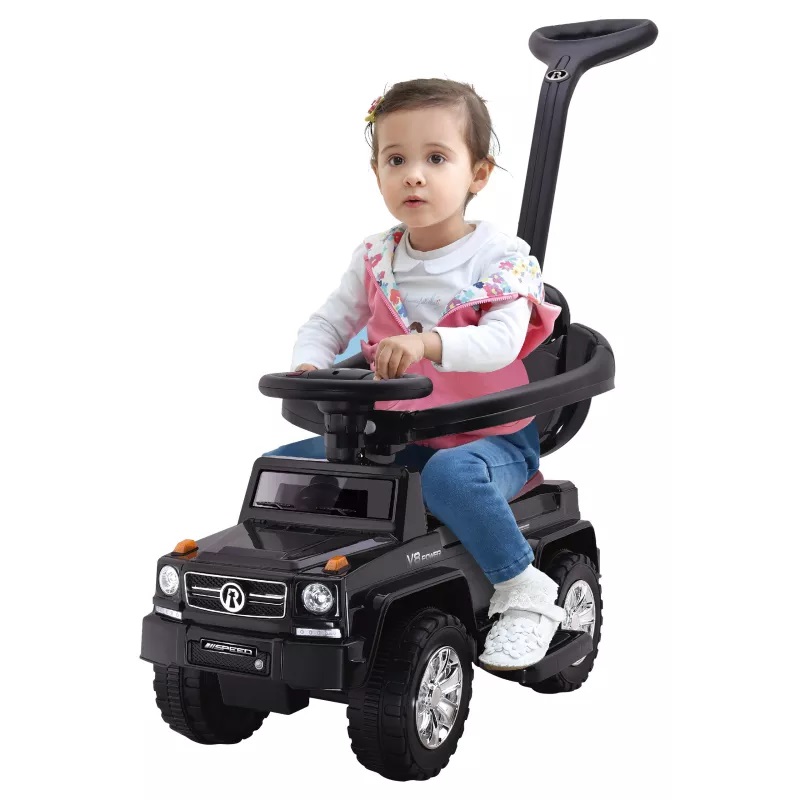 Masinuta Nicekids Black cu maner parental - imagine 9