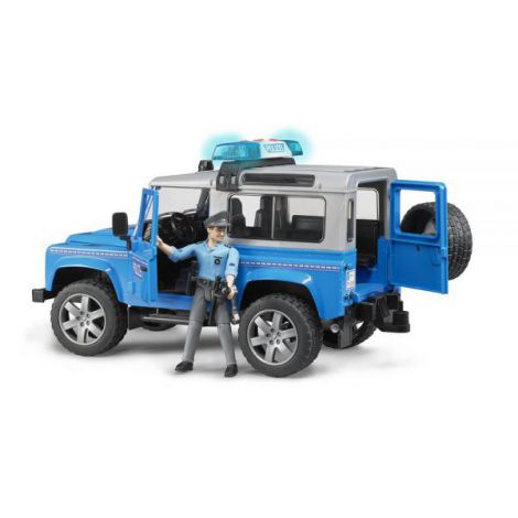 Bruder Masina Politie Land Rover cu Lumini - imagine 4