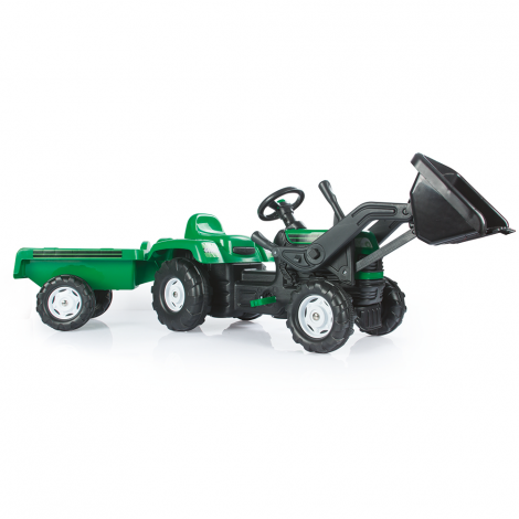 Set Tractor Dolu cu Pedale si Excavator - imagine 3
