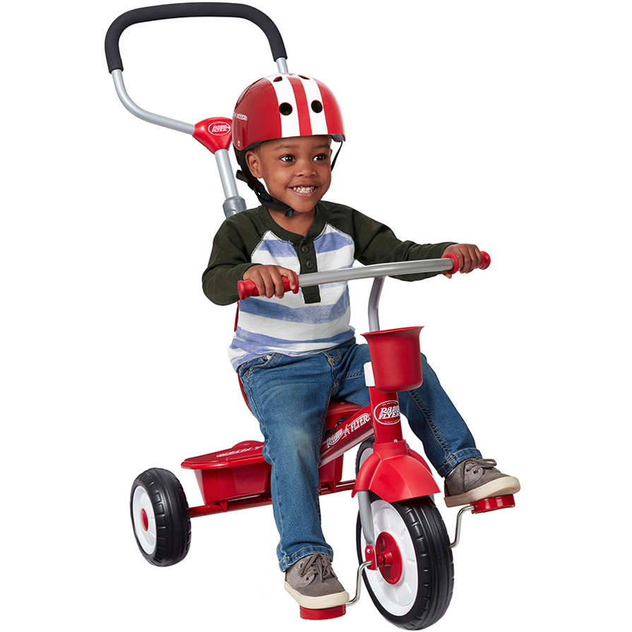 Tricicleta Radio Flyer 4 în 1, Roșu - imagine 3