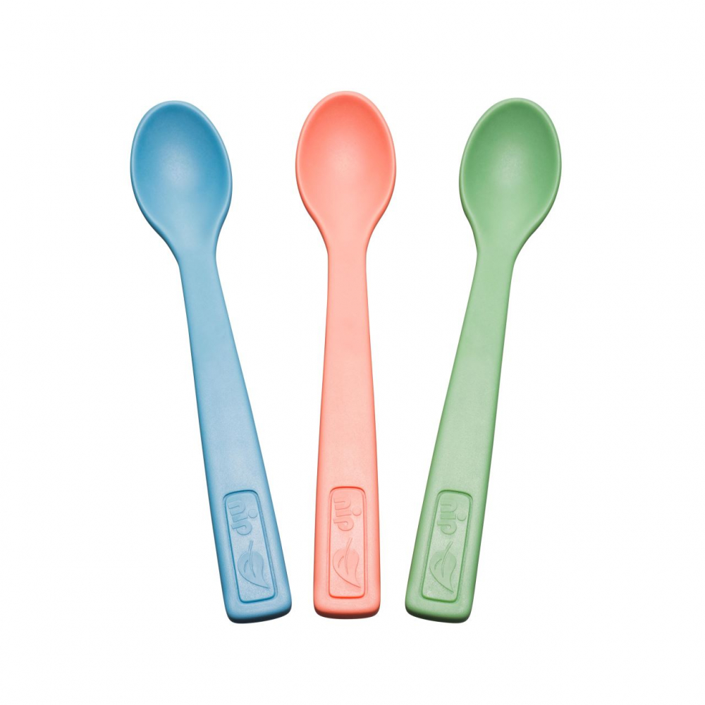 Set 3 lingurițe bebeluși NIP Eat Green Ecologice - imagine 3