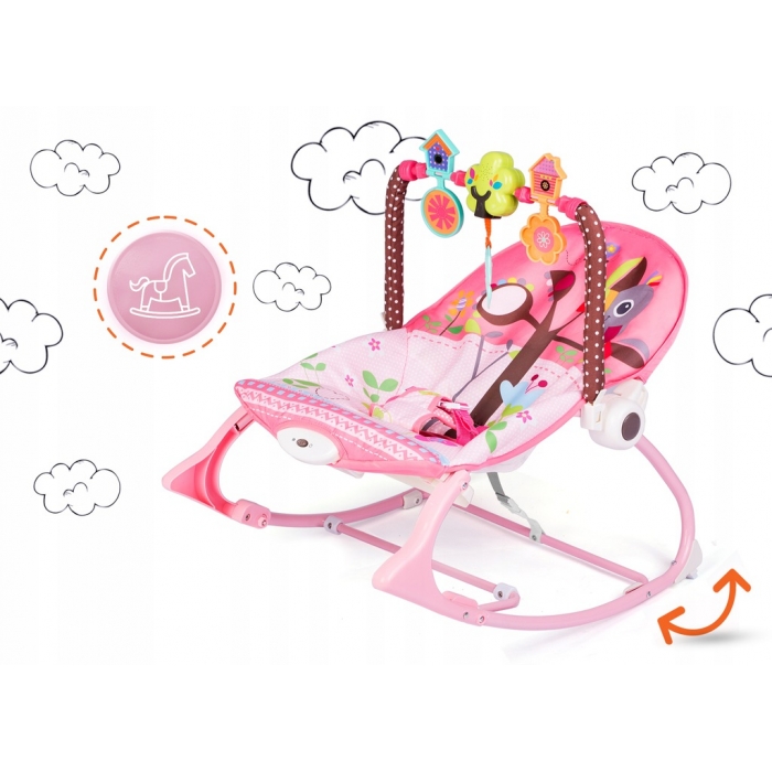 Balansoar 3 în 1 Ricokids 7303 Roz
