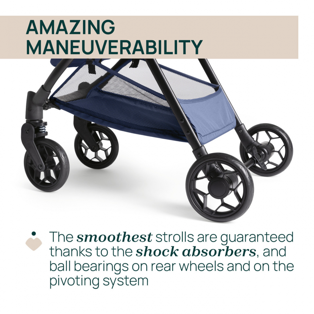 Chicco Urbino RoyalBlue - Carucior 0-22kg - imagine 2