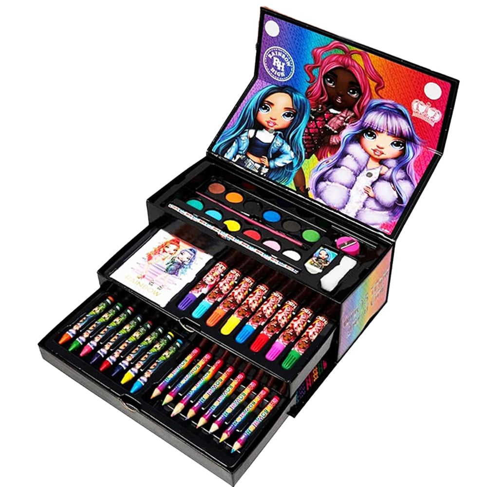 Set Colorat Rainbow High, 31 Piese, Cu Sertare