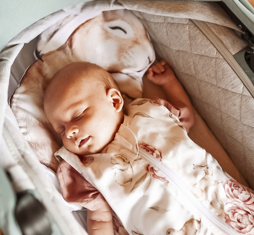 Sac Dormit Muselină Babysteps Peony, 0.5 Tog