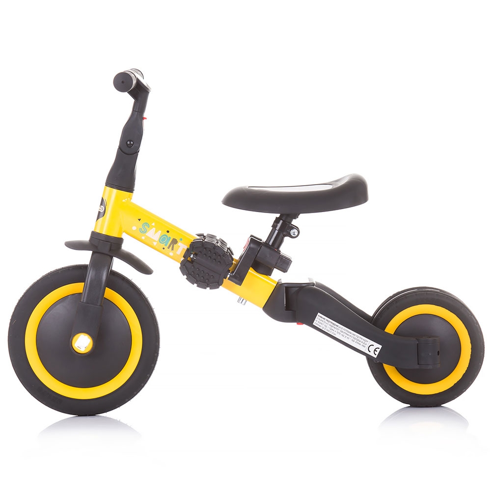 Tricicleta Chipolino Smarty 2in1, Galben - imagine 2