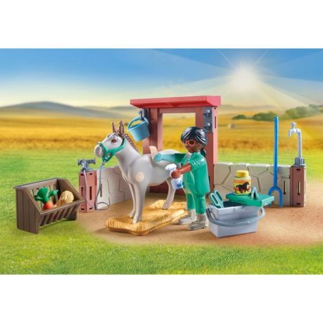 Playmobil Veterinar Fermă - Jucării Creative - imagine 4