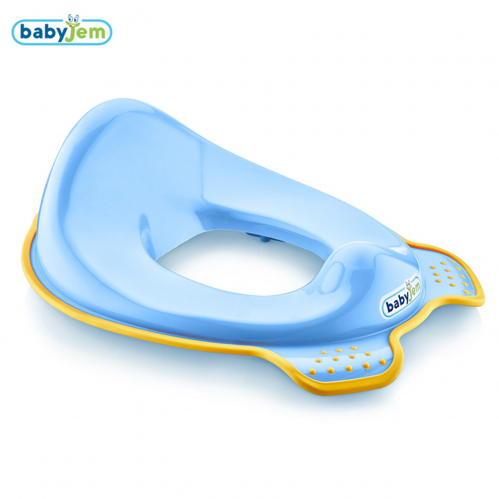 Adaptor WC BabyJem Bleu-Galben, Antialunecare - imagine 3
