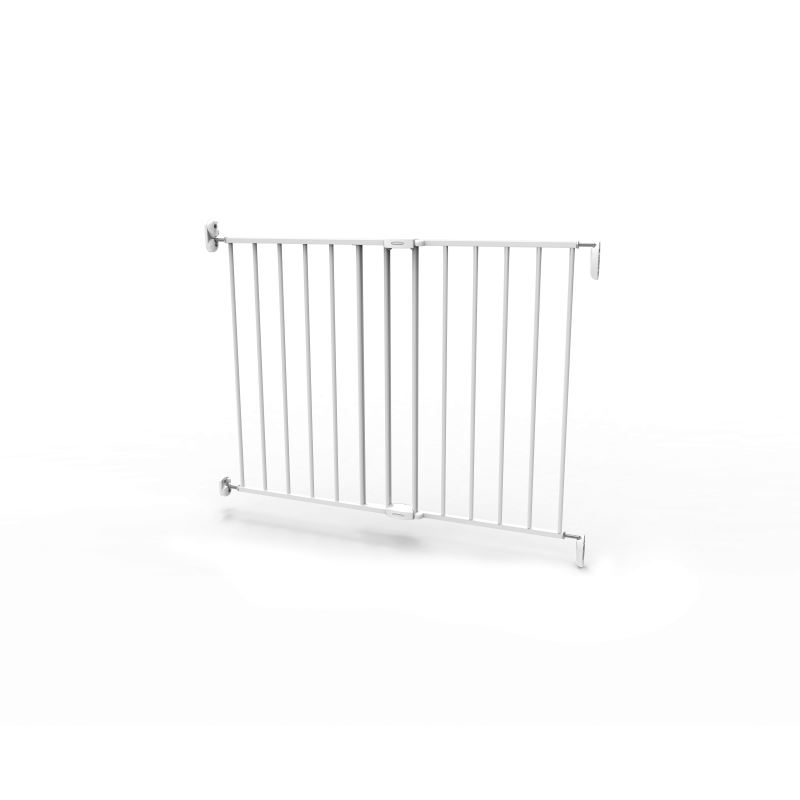 Poarta Siguranta Extensibila Noma 62-102 cm Alb - imagine 9