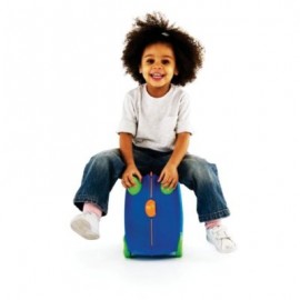 Trunki Terrance Blue | Geamantan copii rezistent, pe roti - imagine 5