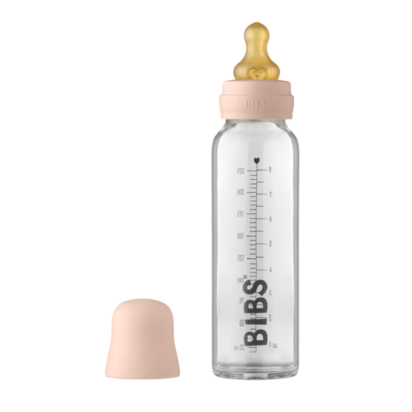Set Biberon Bibs Sticlă 225 ml Anticolici Blush - imagine 4