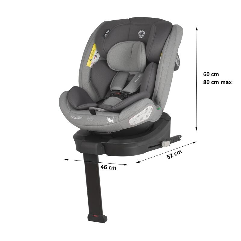 Scaun Auto Coccolle Sidra Rotativ 0-12 Ani - imagine 5