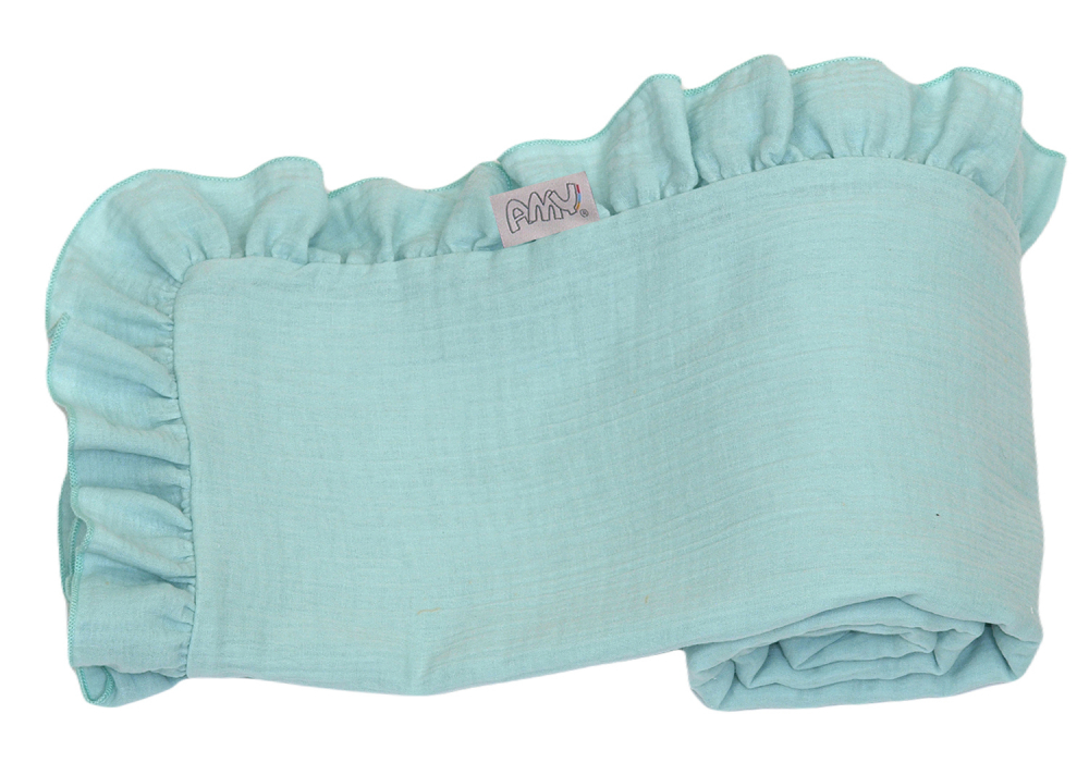 Paturica Muselina Amy 110x85cm Mint - Bumbac Premium