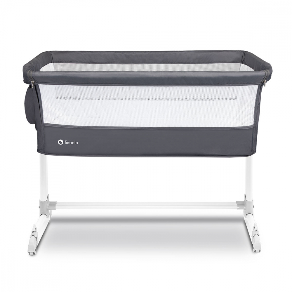 Patut Co-Sleeper Theo 2in1 Lionelo Dark Grey - imagine 12