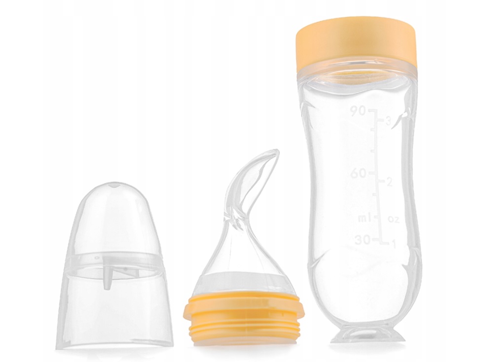 Lingurita Silicon Kidnort 90ml cu Ventuza - imagine 6
