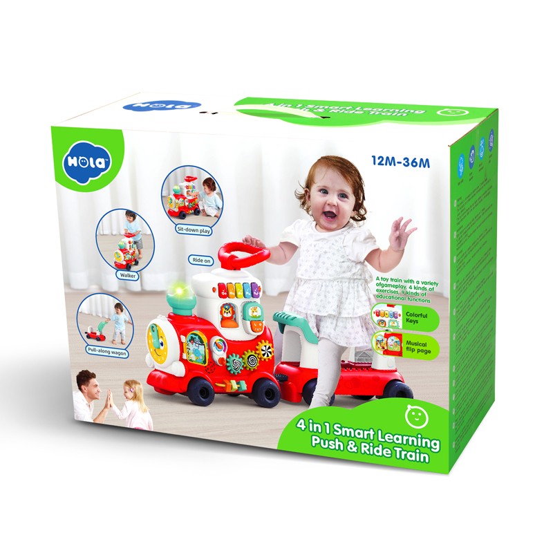 Antepremergator Trenulet 4 in 1 Jucarii bebe