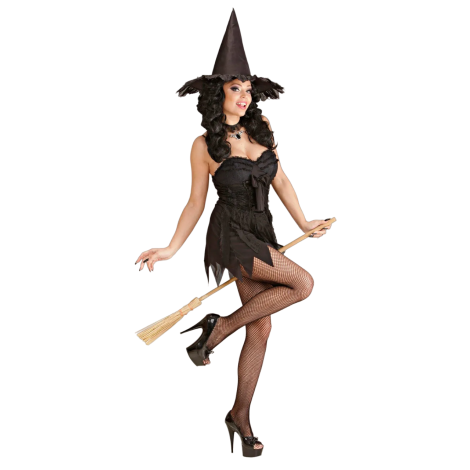 Costum Vrăjitoare Sexy Neagră | Widmann Italia