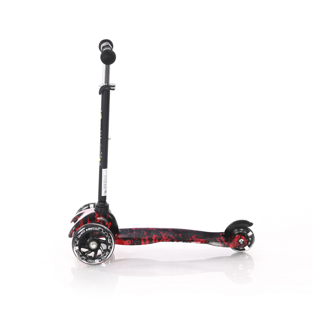 Trotineta Lorelli Mini Red Fire 3 roti LED Pliabila - imagine 2