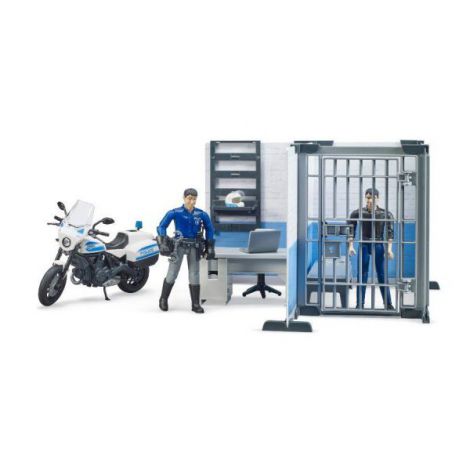 Bruder Stație de Poliție cu Motocicletă Ducati - imagine 2