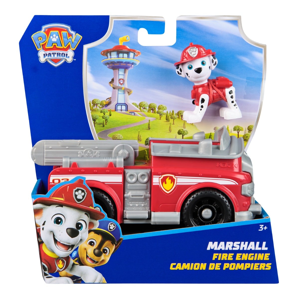 Camion Pompieri Paw Patrol Marshall cu Figurina