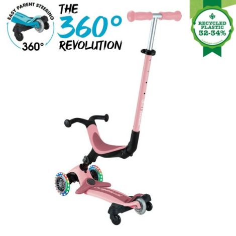 Globber Go•up 360° Lights 3-in-1 Roz - imagine 2