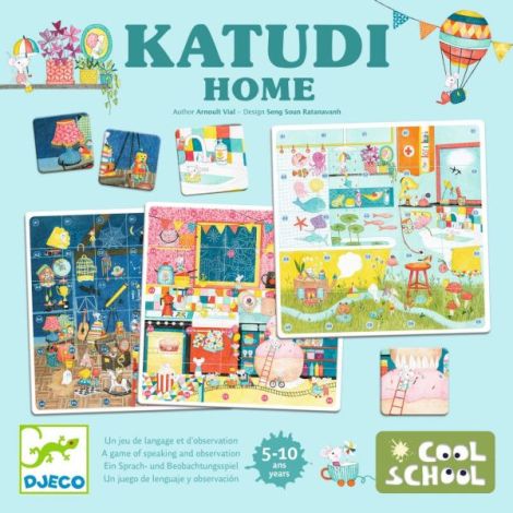 Joc Educativ Djeco Katudi Acasa | Dezvoltare Vocabular - imagine 3