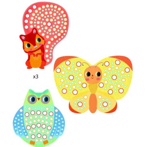 Mozaic Djeco Milfiori | Joc Creativ 3-6 Ani - imagine 2