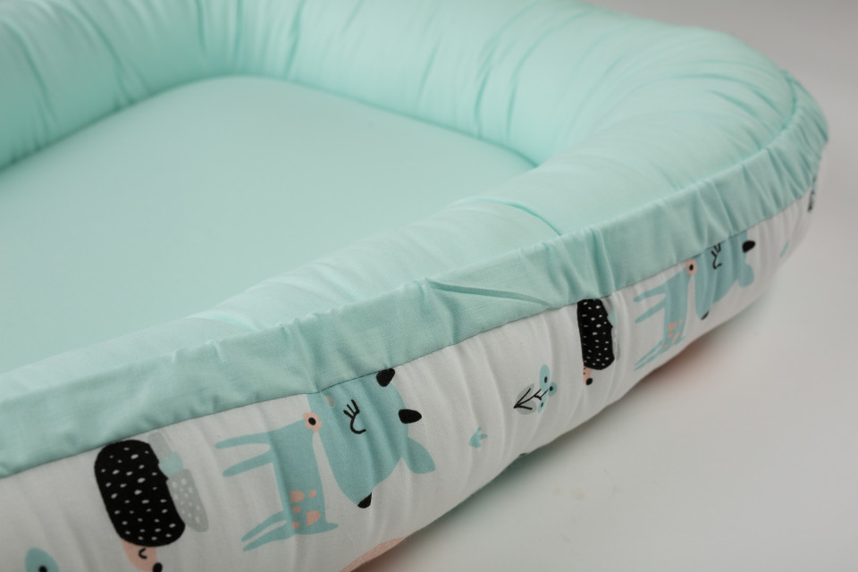 Babynest Blue Deer Maradalia - Siguranță și Confort - imagine 2
