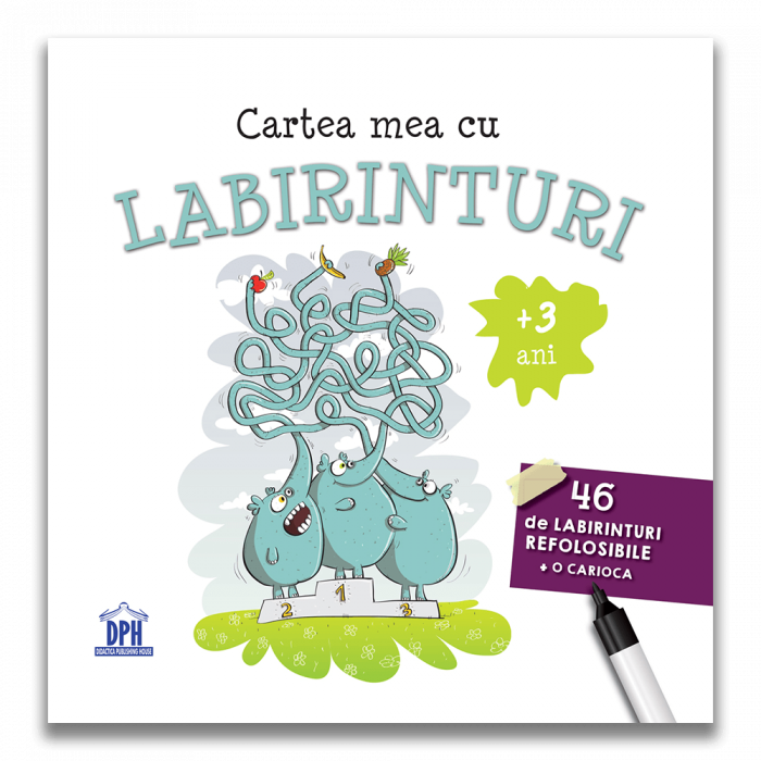Carte cu Labirinturi DPH | Joc Educativ Copii