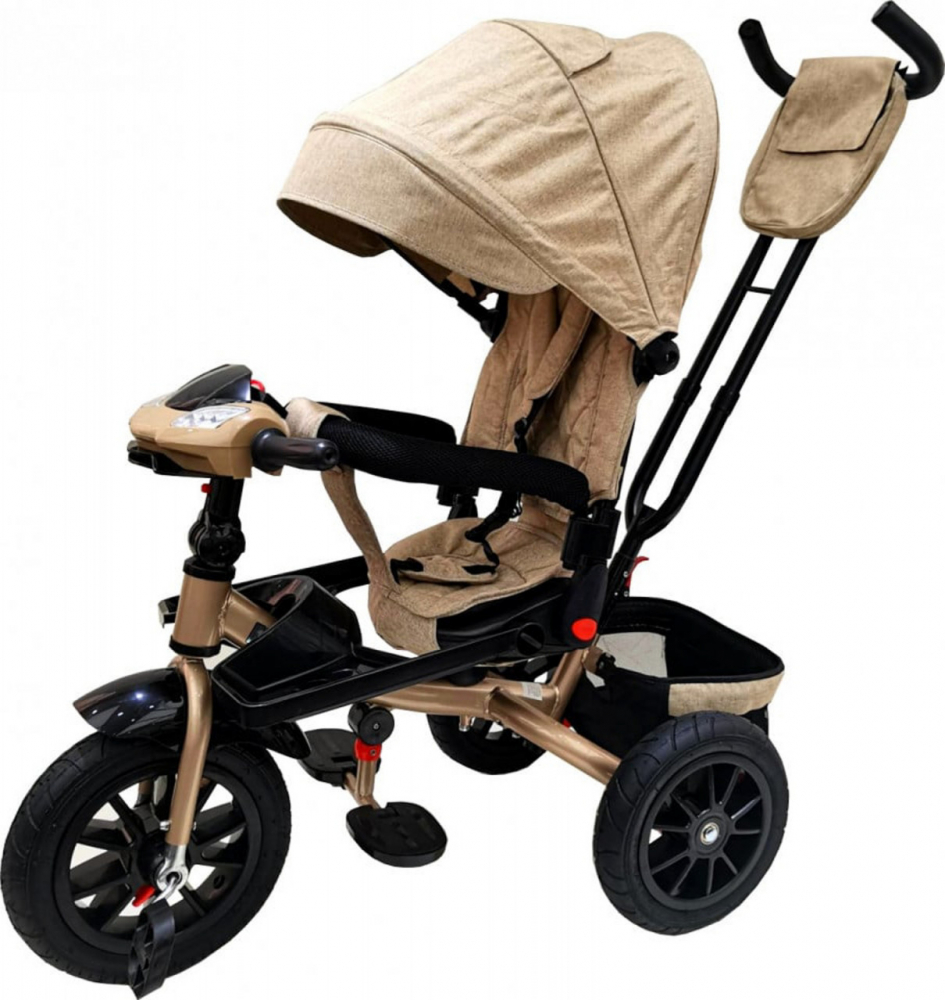 Novokids Super Trike | Tricicleta cu Copertină și Poziție Somn - imagine 3