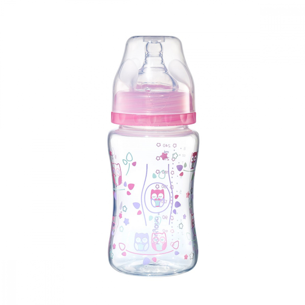 Biberon Anti-Colici Babyono 240ml, Silicon