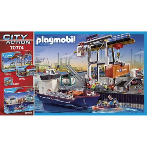 Playmobil City Action - Fabricant de Containere 70774 - imagine 5